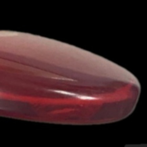 Lucite Necklace Vintage 90s Red Pearl Blue 20"-23" Lenth Translucent Plastic Fun - Picture 6 of 7